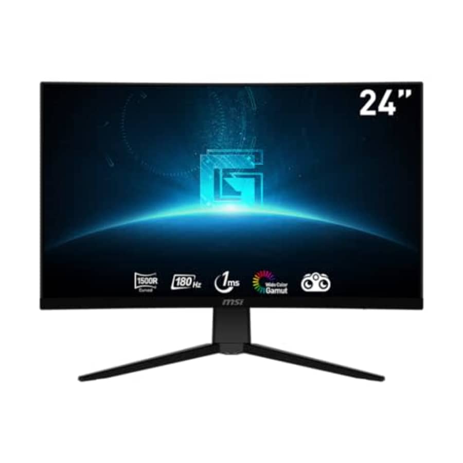 MSI G2422C, 24" Curved Gaming Monitor, 1920 x 1080 (FHD), VA, 1 ms, 170 Hz, FreeSync Premium, HDMI, for $112