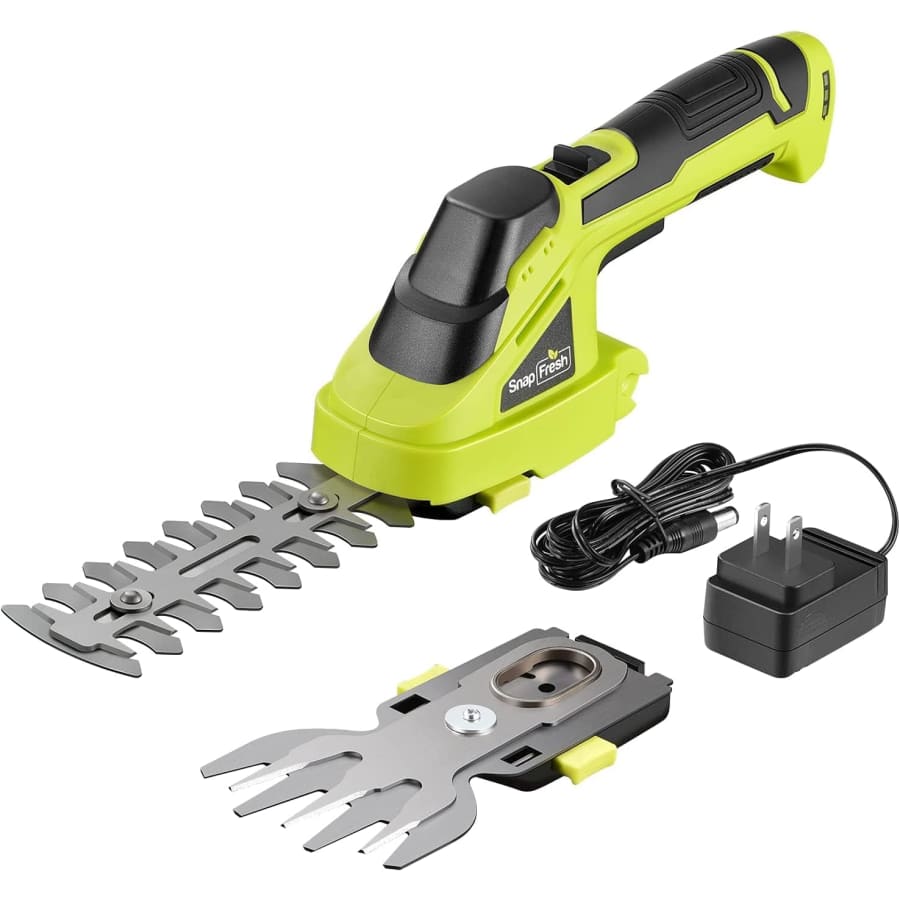 SnapFresh Cordless 2-in-1 Hedge & Grass Shears for $31