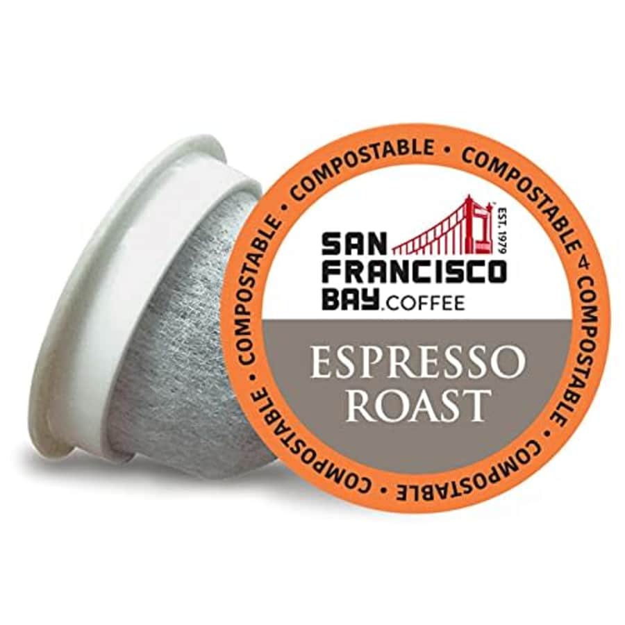 SF Bay Coffee OneCUP Espresso Roast 36 Ct Dark Roast Compostable Coffee Pods, K Cup Compatible for $22 SF Bay Coffee OneCUP Espresso Roast 36 Ct Dark Roast Compostable Coffee Pods, K Cup Compatible for $22