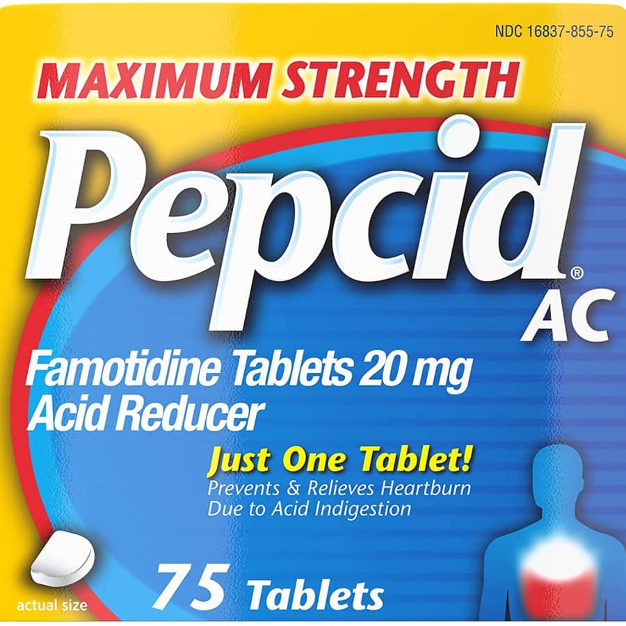 Johnson & Johnson Pepcid AC Maximum Strength 75-Count Box for $21
