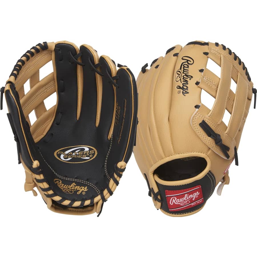 Rawlings 11.5" Left-Hand Baseball/Softball Glove for $12