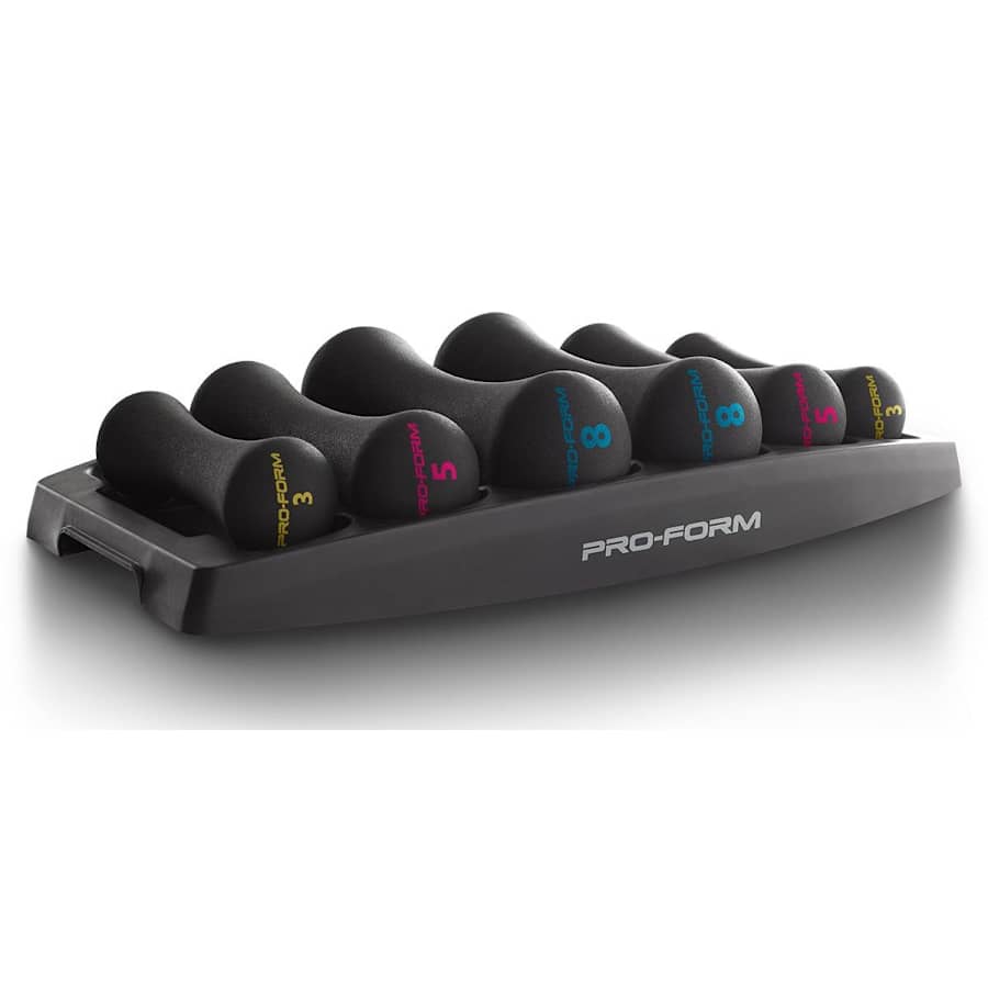 ProForm 32-lb. 6-Piece Neoprene Dumbbell Kit for $50 + $10 Kohl's Cash