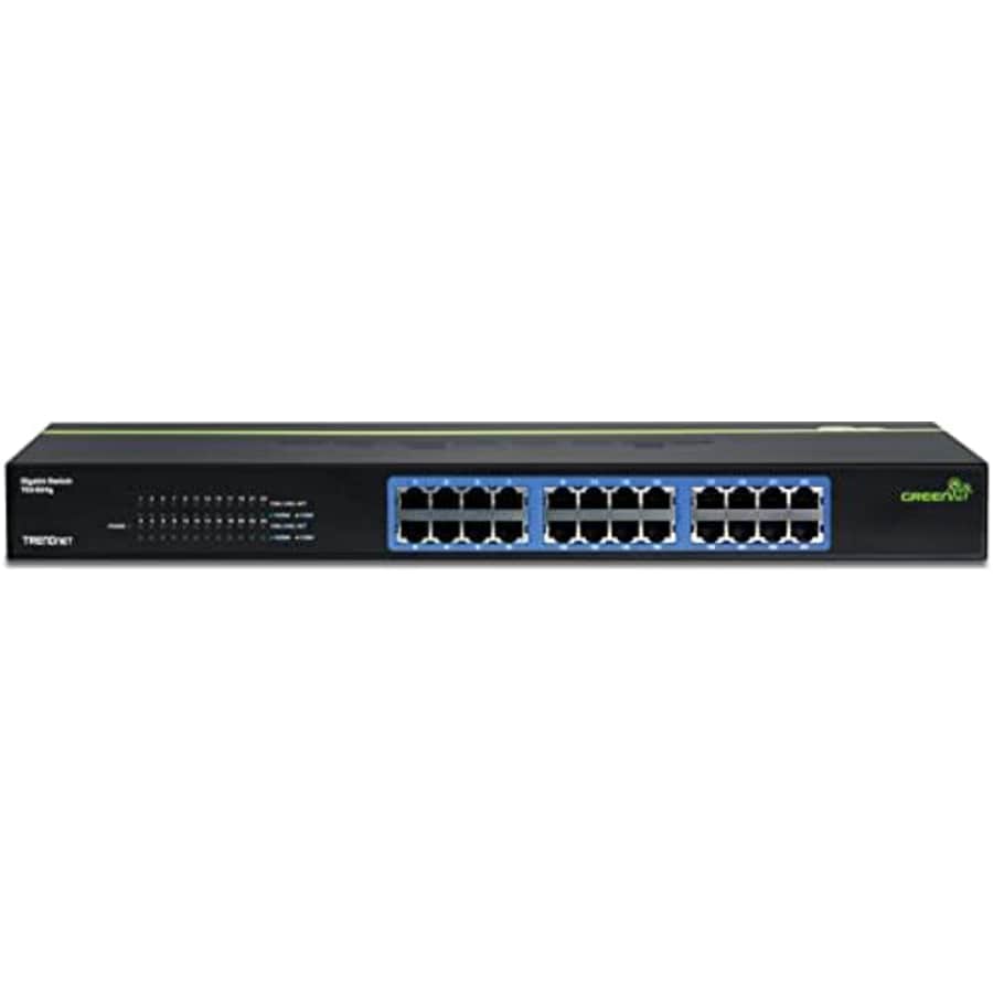 TRENDnet - TEG-S24g 24-Port Unmanaged Gigabit 10/100/1000 Mbps GREENnet Switch, TEG-S24G, 24 x for $88