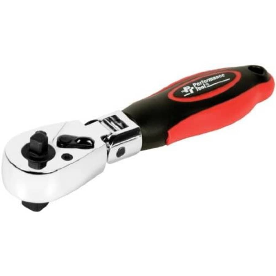Performance Tools Performance Tool Dual Drive Flex Head Stubby Ratchet for $19