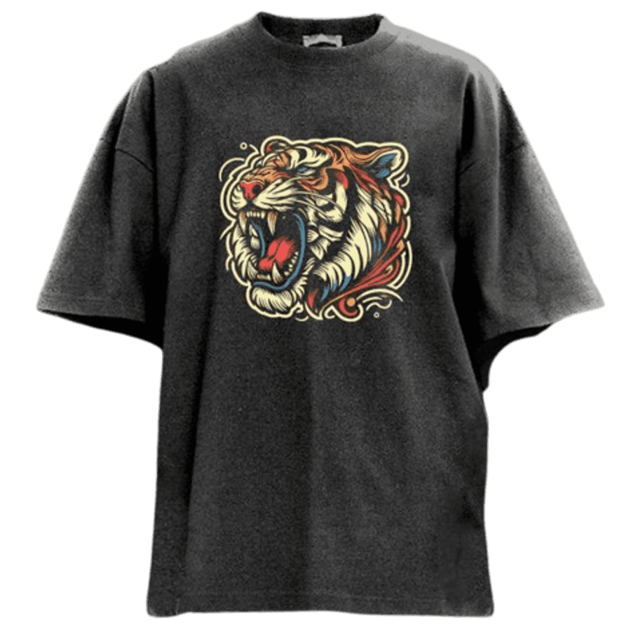 IronPanda Men's Tiger Head Washed Gym Shirt for $16 IronPanda Men's Tiger Head Washed Gym Shirt for $16
