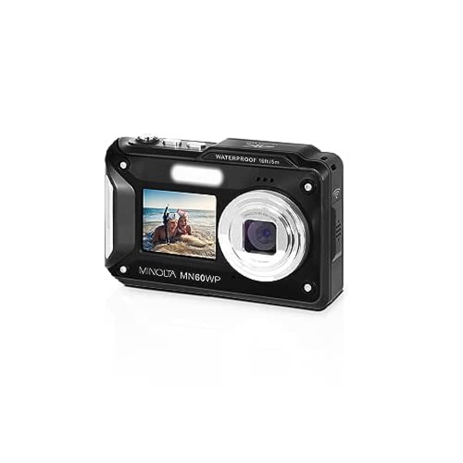Konica Minolta Minolta MN60WP 48MP / 4K Ultra HD Dual Screen Waterproof Digital Camera for $148 Konica Minolta Minolta MN60WP 48MP / 4K Ultra HD Dual Screen Waterproof Digital Camera for $148
