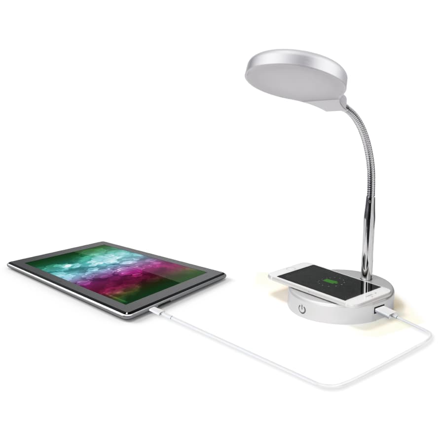 Mainstays LED Desk Lamp w/ Wireless Charging for $10 Mainstays LED Desk Lamp w/ Wireless Charging for $10