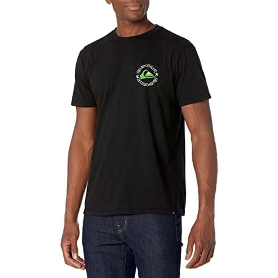 Quiksilver Men's Tamer Animals Short Sleeve Tee Shirt, Black, Small for $19 Quiksilver Men's Tamer Animals Short Sleeve Tee Shirt, Black, Small for $19