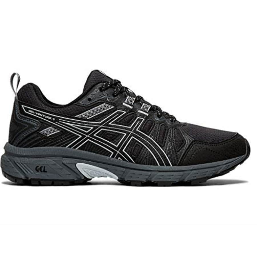 ASICS Women's Gel-Venture 7 Running Shoes, 8M, Black/Piedmont Grey for $62 ASICS Women's Gel-Venture 7 Running Shoes, 8M, Black/Piedmont Grey for $62