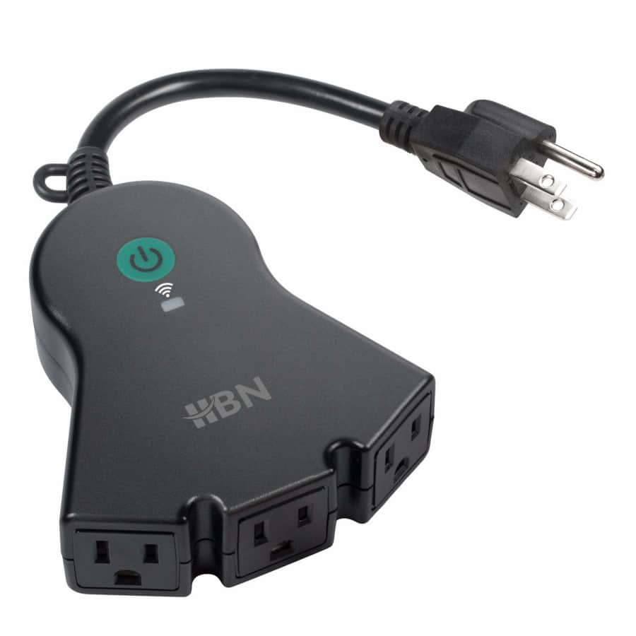 HBN Smart WiFi Outdoor 3-Outlet Plug for $22