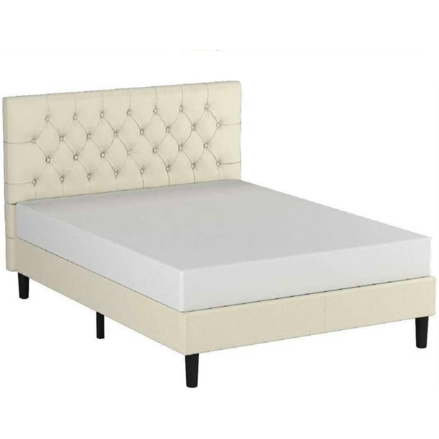 Zinus Misty Queen Upholstered Bed Frame for $268 Zinus Misty Queen Upholstered Bed Frame for $268