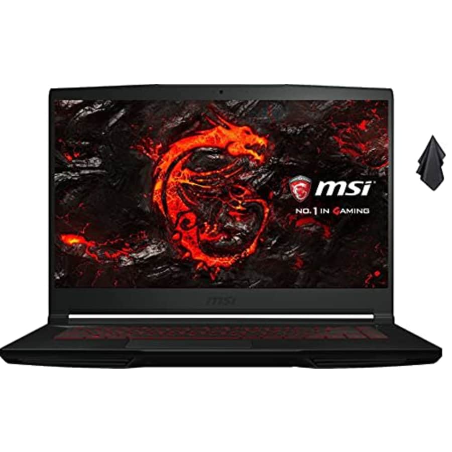 MSI Newest GF63 Premium Gaming Laptop, 15.6" FHD Thin-Bezel Display,10th Gen Intel Quad-Core for $662