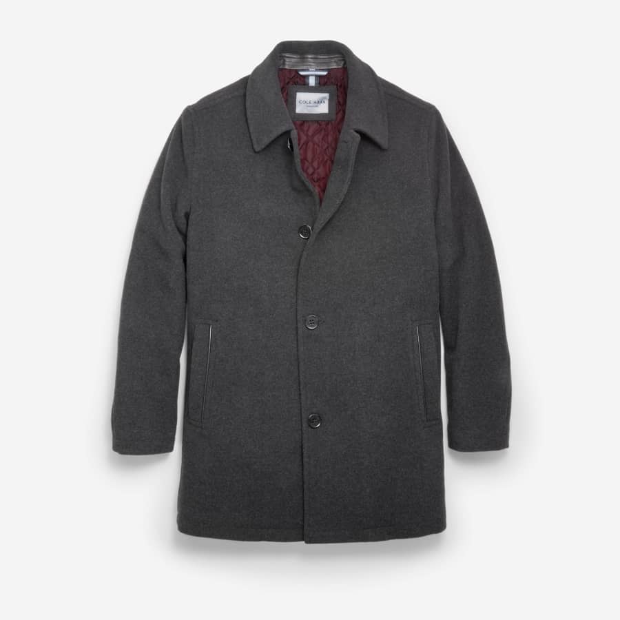 Cole Haan Men's Wool Car Coat for $140 Cole Haan Men's Wool Car Coat for $140
