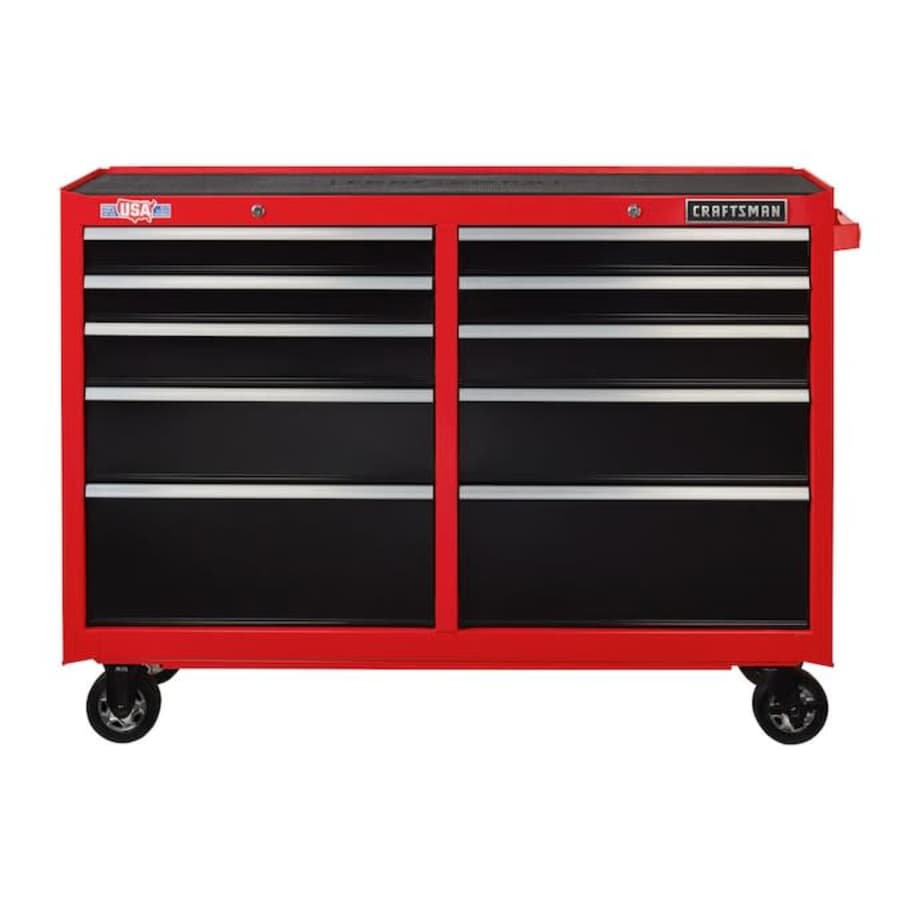 Craftsman 2000 Series 52" 10-Drawer Steel Rolling Tool Cabinet for $439 Craftsman 2000 Series 52" 10-Drawer Steel Rolling Tool Cabinet for $439