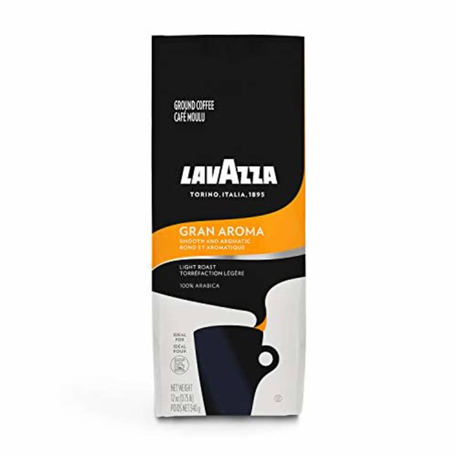 Lavazza Gran Aroma Ground Coffee Blend, Light Roast, 12 oz for $10 Lavazza Gran Aroma Ground Coffee Blend, Light Roast, 12 oz for $10
