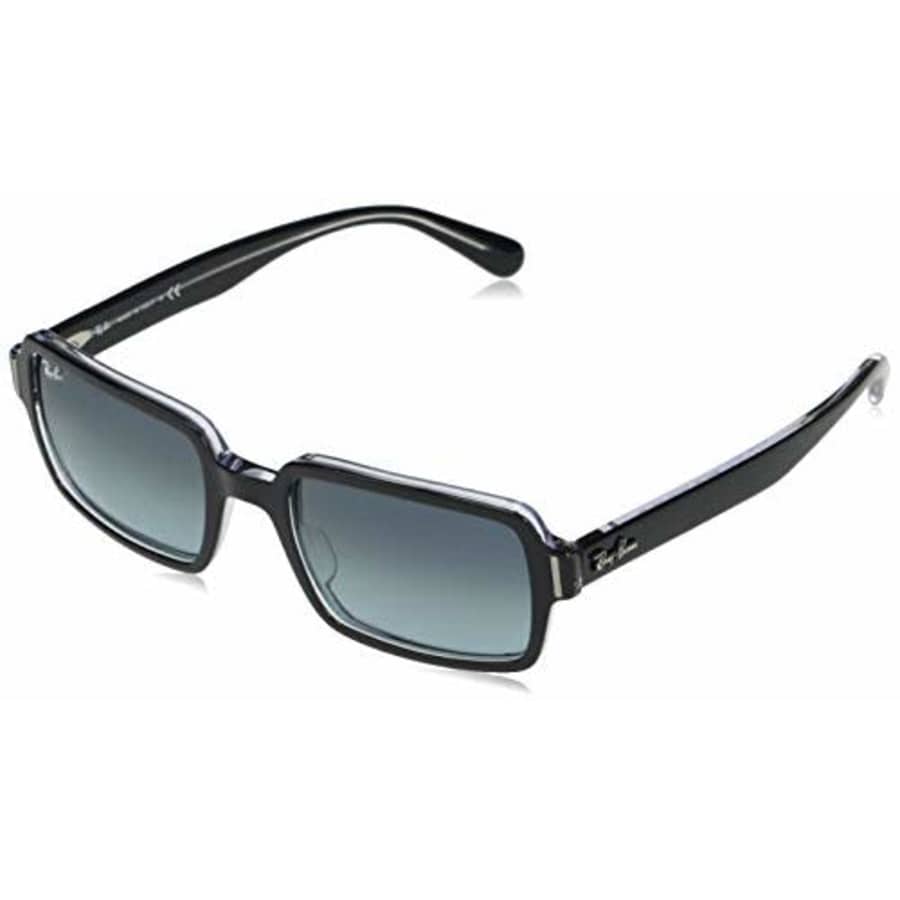 Ray-Ban RB2189 Benji Rectangular Sunglasses, Black/Blue Grey Gradient, 52 mm for $180 Ray-Ban RB2189 Benji Rectangular Sunglasses, Black/Blue Grey Gradient, 52 mm for $180