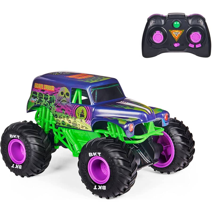 Monster Jam Grave Digger Freestyle Force RC Car for $61