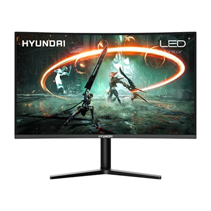 Hyundai 32 Inch Curved Gaming Monitor - Full HD 1080P LED 165Hz Refresh Rate, 3 Sides Narrow Bezel for $191 Hyundai 32 Inch Curved Gaming Monitor - Full HD 1080P LED 165Hz Refresh Rate, 3 Sides Narrow Bezel for $191