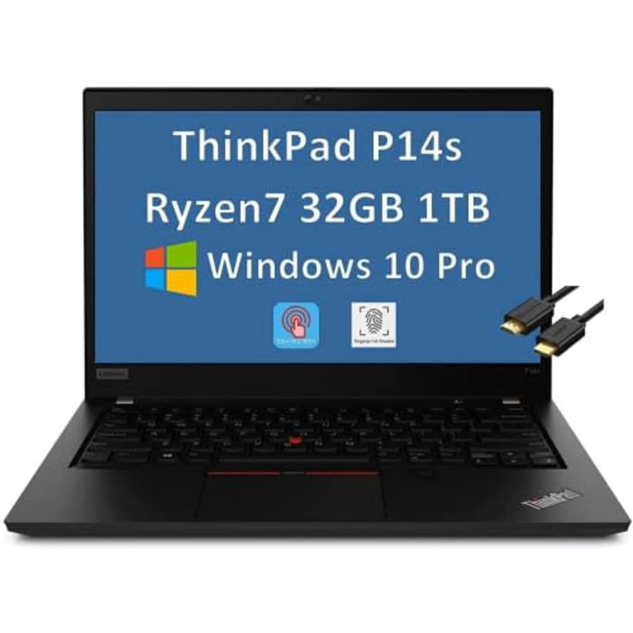 2022 Lenovo ThinkPad P14s 14" FHD (AMD 8-core Ryzen 7 Pro 4750U (Beat i7-10750H), 32GB RAM, 1TB for $850