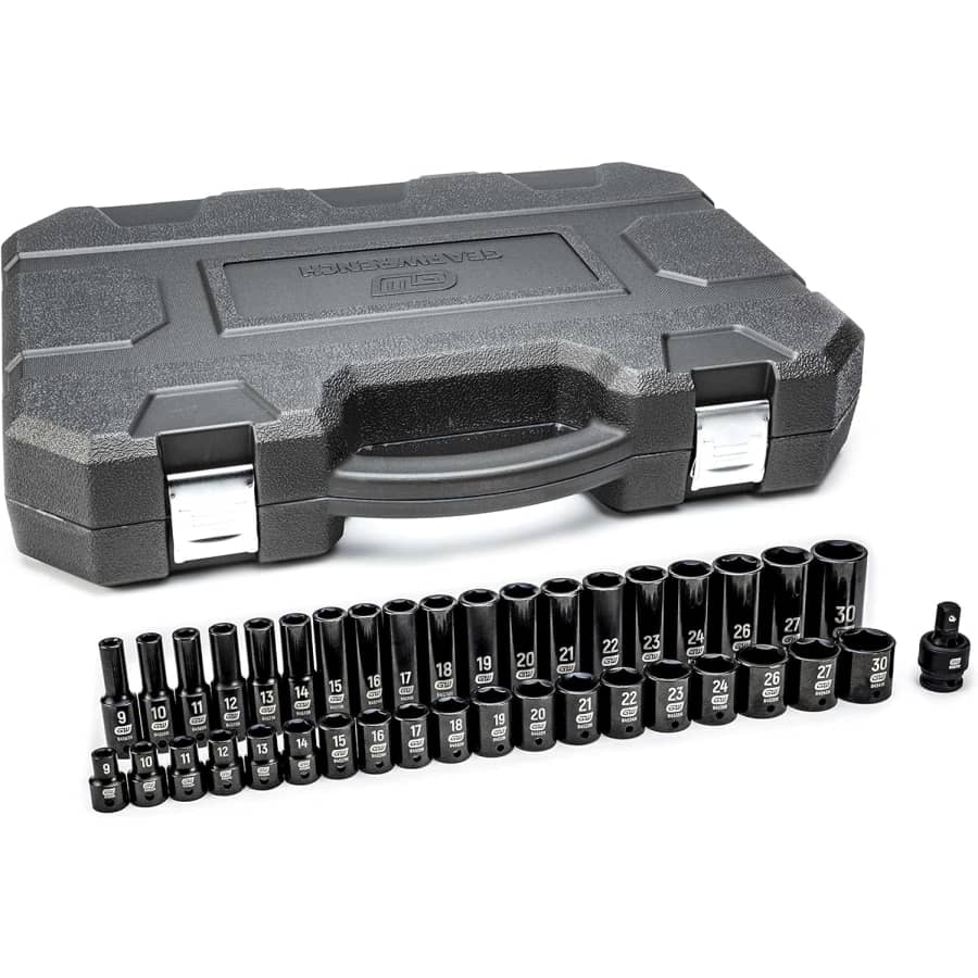 Gearwrench 39-Piece 1/2" Drive 6 Point Impact Socket Set for $78 w/ Prime Gearwrench 39-Piece 1/2" Drive 6 Point Impact Socket Set for $78 w/ Prime