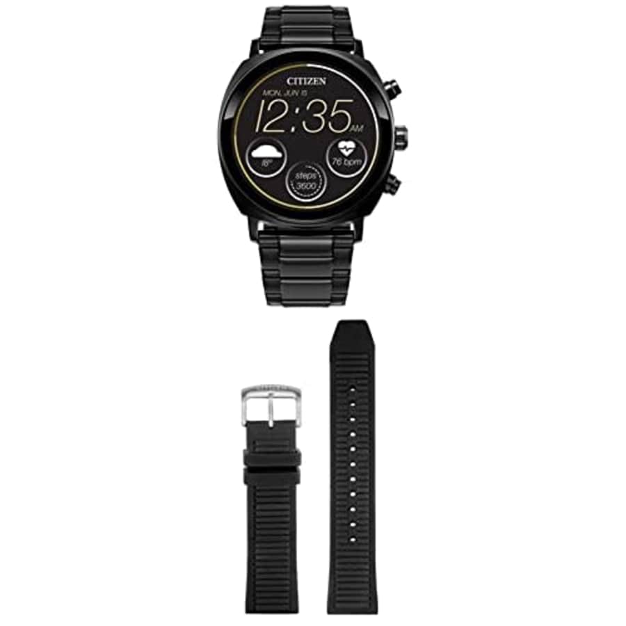 Citizen CZ Smart 41MM Unisex Casual Black Smartwatch with YouQ App Featuring IBM Watson AI and NASA for $238