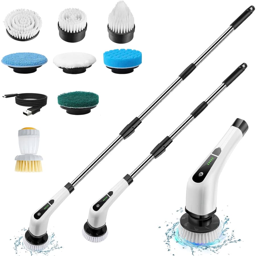 2-in-1 Electric Spin Scrubber for $50