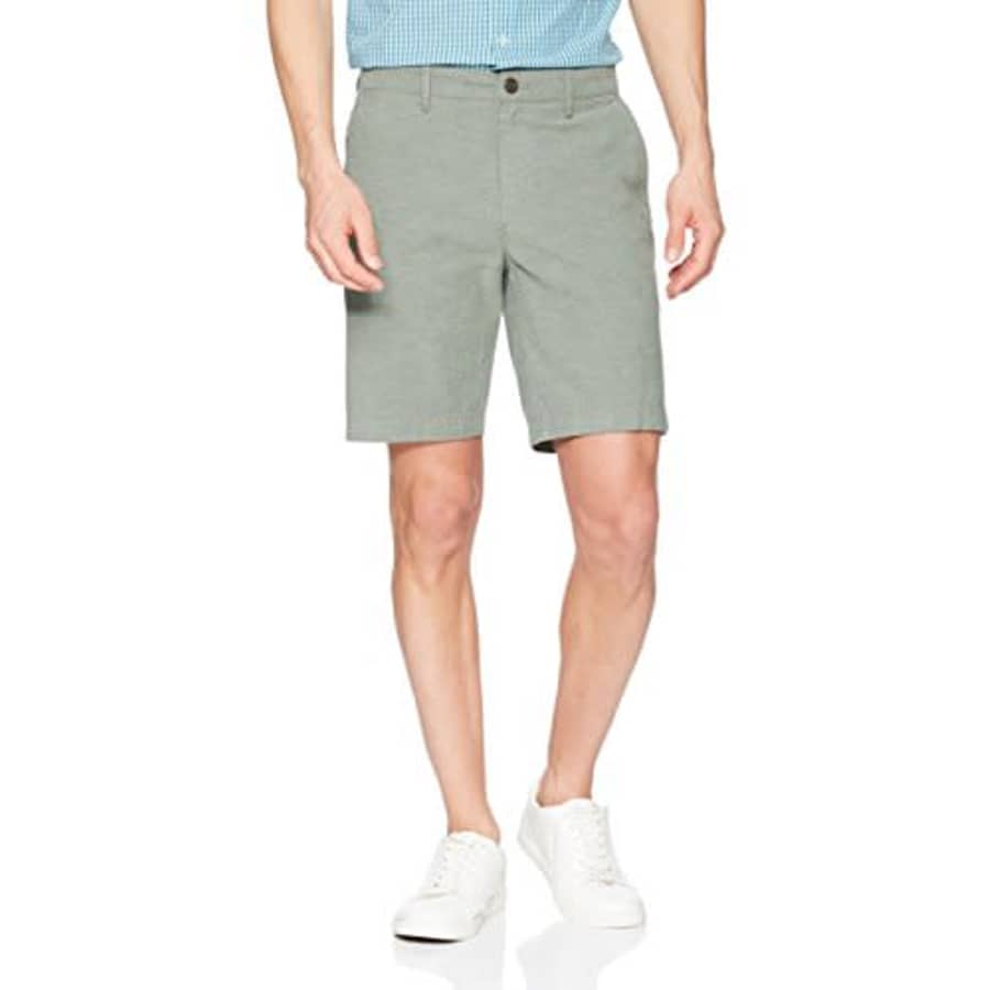 Amazon Brand - Goodthreads Men's Slim-Fit 9" Inseam Lightweight Comfort Stretch Oxford Shorts, for $11