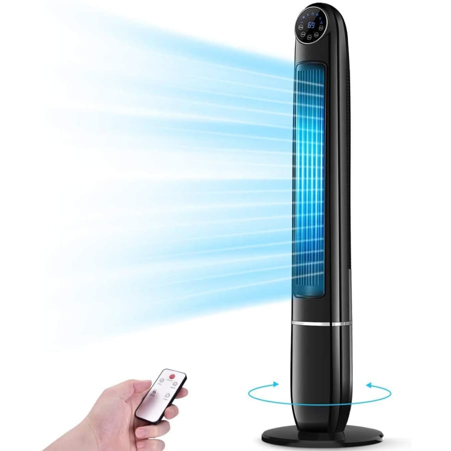 Air Choice 48" Bladeless Tower Fan for $65