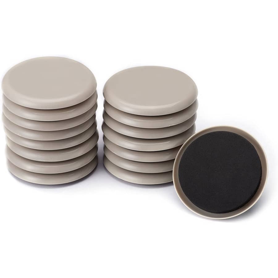 Co-Z 3.5" Furniture Sliders 16-Pack for $12