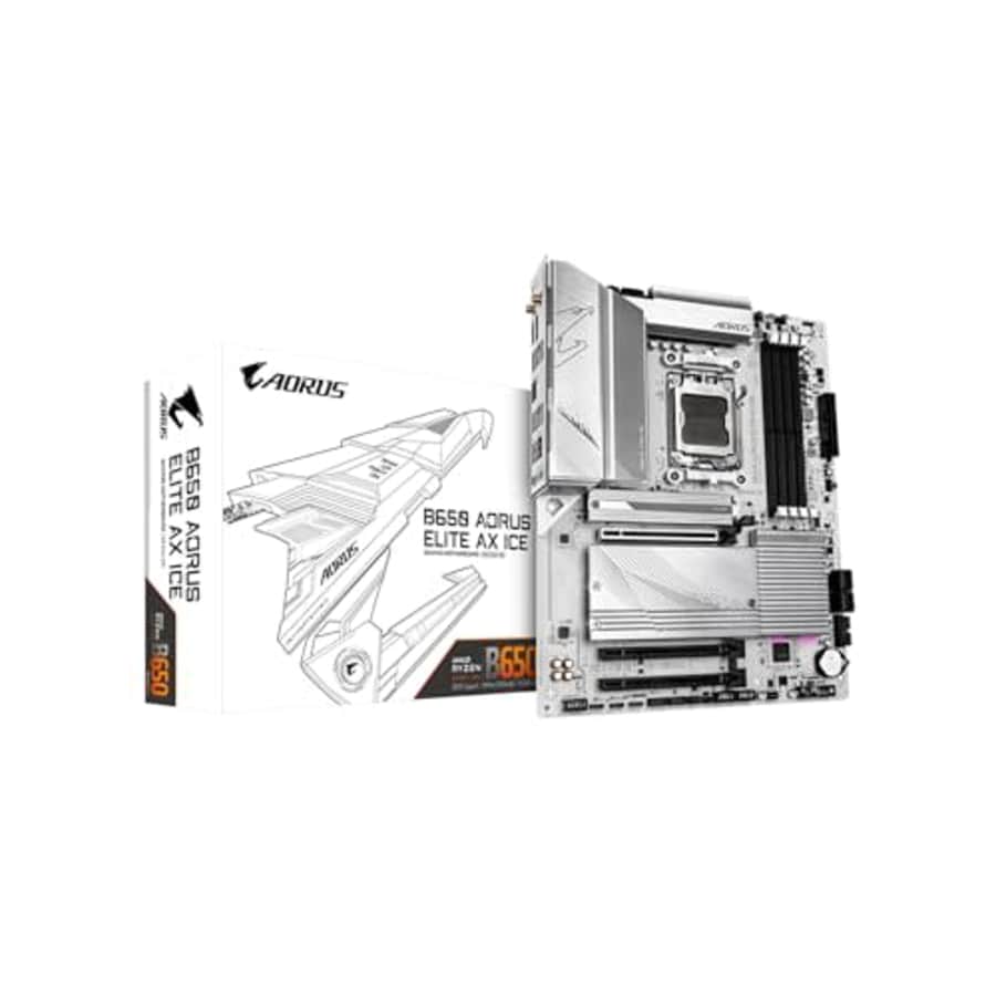 GIGABYTE B650 AORUS Elite AX ICE (AM5/ LGA 1718/ AMD/ B650/ ATX/ 5-Year Warranty/ DDR5/ Triple M.2/ for $210 GIGABYTE B650 AORUS Elite AX ICE (AM5/ LGA 1718/ AMD/ B650/ ATX/ 5-Year Warranty/ DDR5/ Triple M.2/ for $210