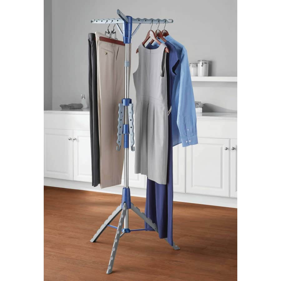 Mainstays Collapsible 2-Tier Tripod Drying Rack for $29 Mainstays Collapsible 2-Tier Tripod Drying Rack for $29
