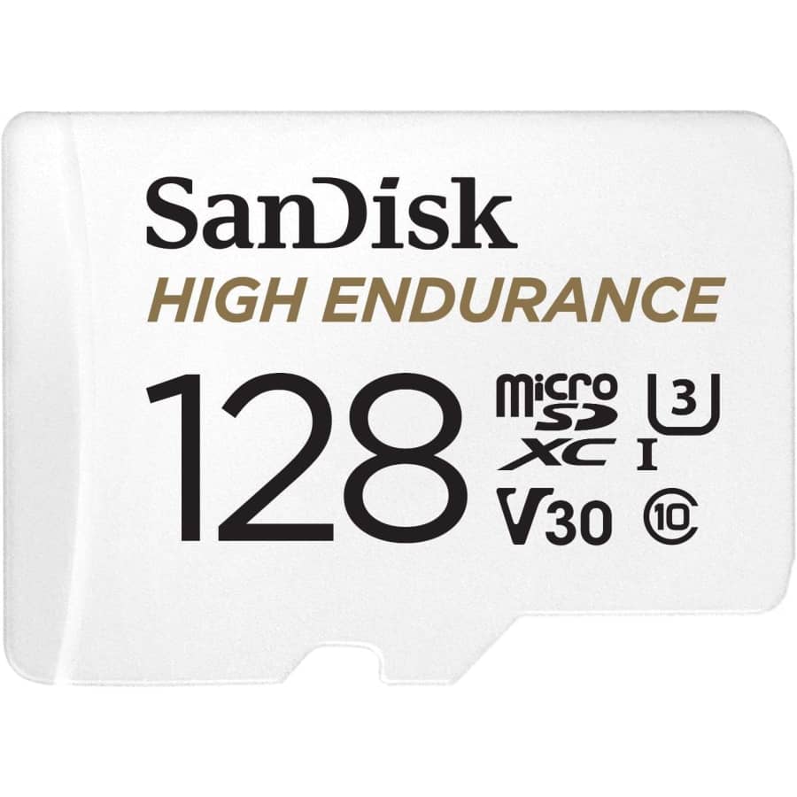 SanDisk 128GB High Endurance Video MicroSDXC Card with Adapter: $14 w/ Prime SanDisk 128GB High Endurance Video MicroSDXC Card with Adapter: $14 w/ Prime
