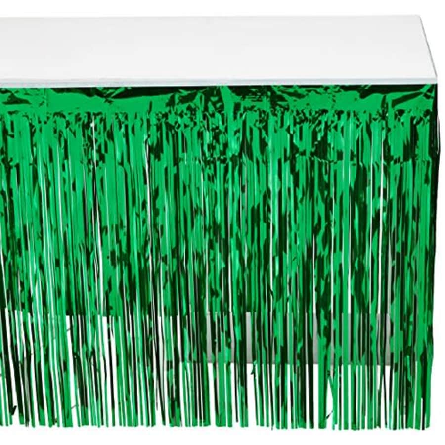 "Beistle Metallic Fringe Skirt for Rectangle Tables Banquets And Parade Float Supplies - Birthday for $20