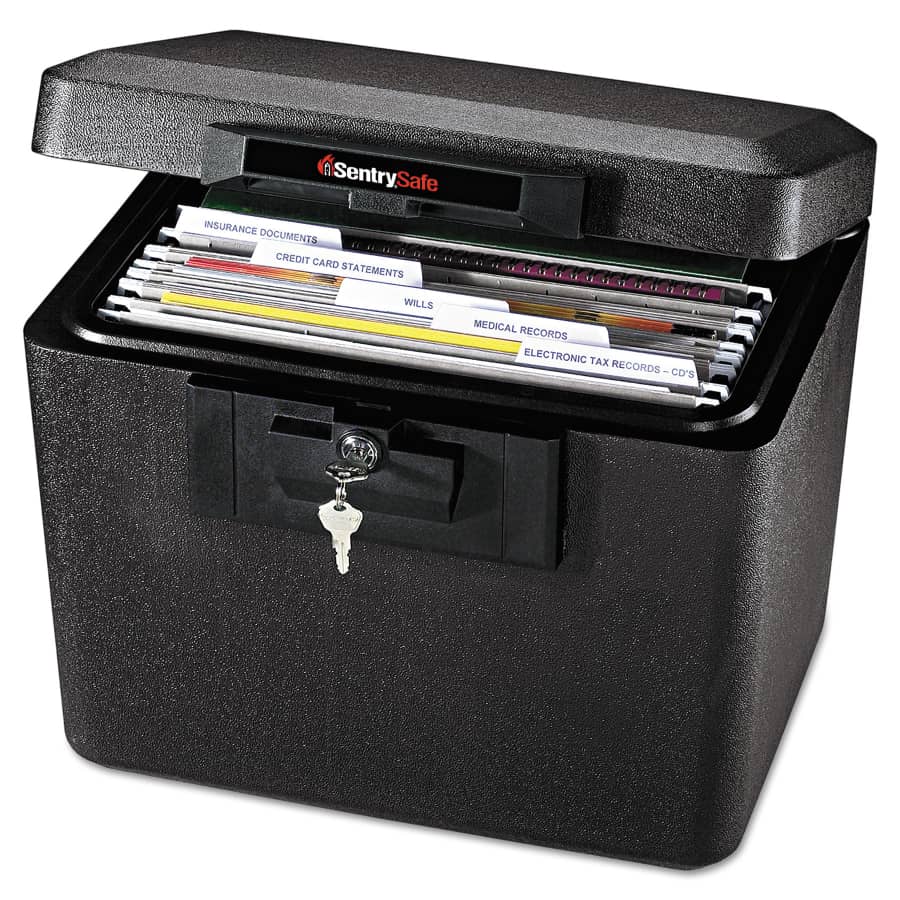 Sentry Safe Fireproof File Box for $40 Sentry Safe Fireproof File Box for $40