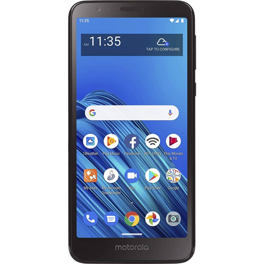 Motorola Moto E6 16GB Prepaid Android Smartphone for Total Wireless for $50 Motorola Moto E6 16GB Prepaid Android Smartphone for Total Wireless for $50