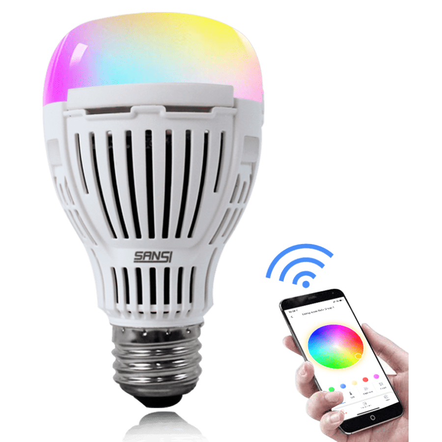 Sansi 10W WiFi LED Bulb 2-Pack for $15 Sansi 10W WiFi LED Bulb 2-Pack for $15