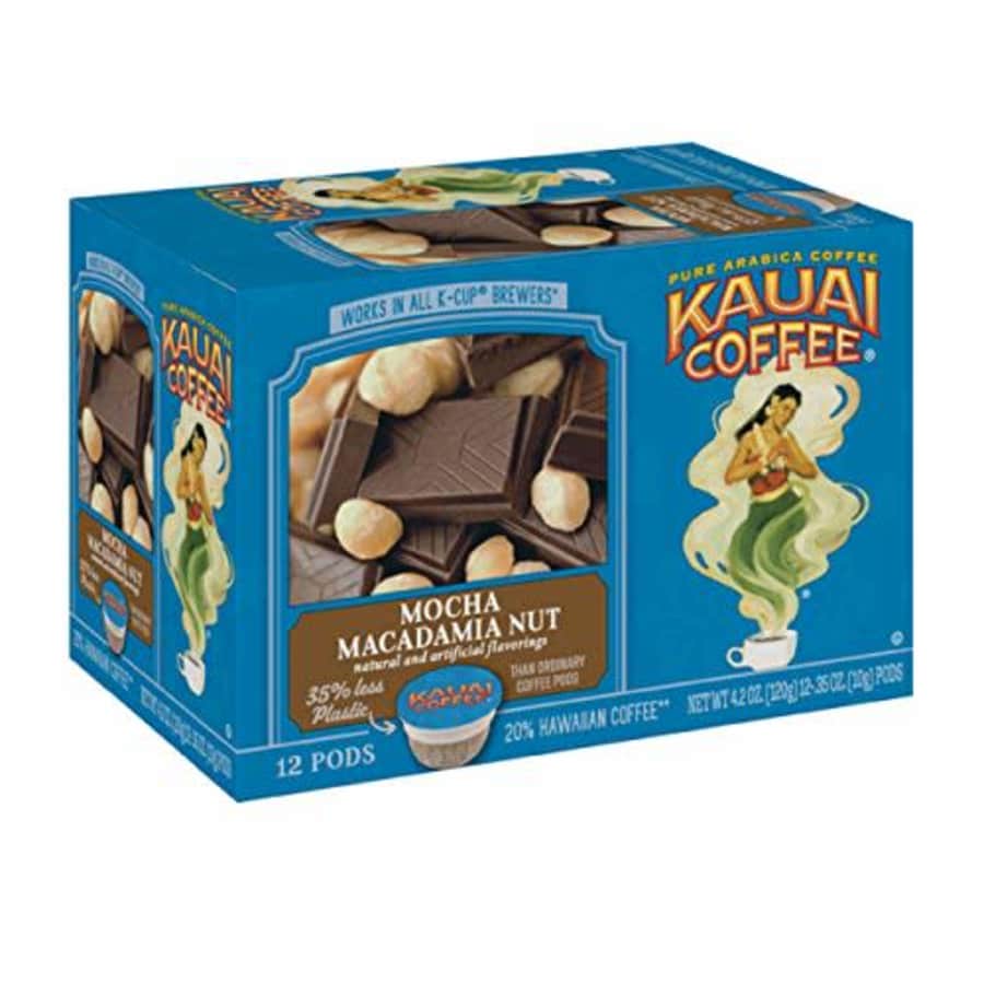 Kauai Coffee Single-serve Pods, Mocha Macadamia Nut 100% Premium Arabica Coffee from Hawaiis for $70 Kauai Coffee Single-serve Pods, Mocha Macadamia Nut 100% Premium Arabica Coffee from Hawaiis for $70