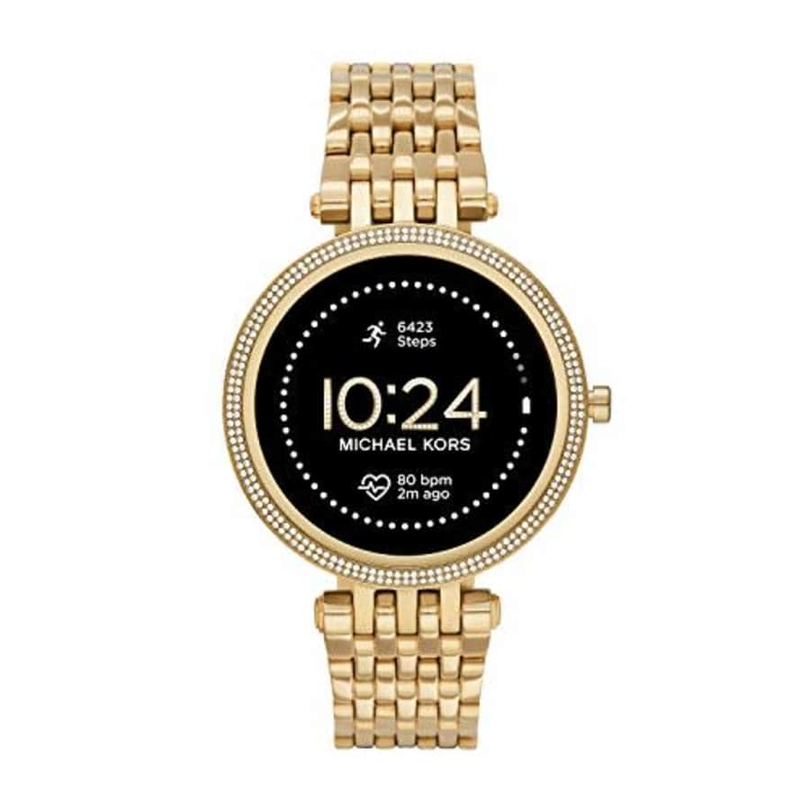 Michael Kors Women's Gen 5E 43mm Stainless Steel Touchscreen Smartwatch with Fitness Tracker, Heart for $238 Michael Kors Women's Gen 5E 43mm Stainless Steel Touchscreen Smartwatch with Fitness Tracker, Heart for $238