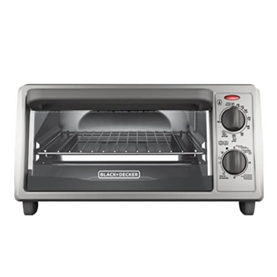 BLACK+DECKER 4-Slice Countertop Toaster Oven, Stainless steel Silver TO1322SBD for $123 BLACK+DECKER 4-Slice Countertop Toaster Oven, Stainless steel Silver TO1322SBD for $123