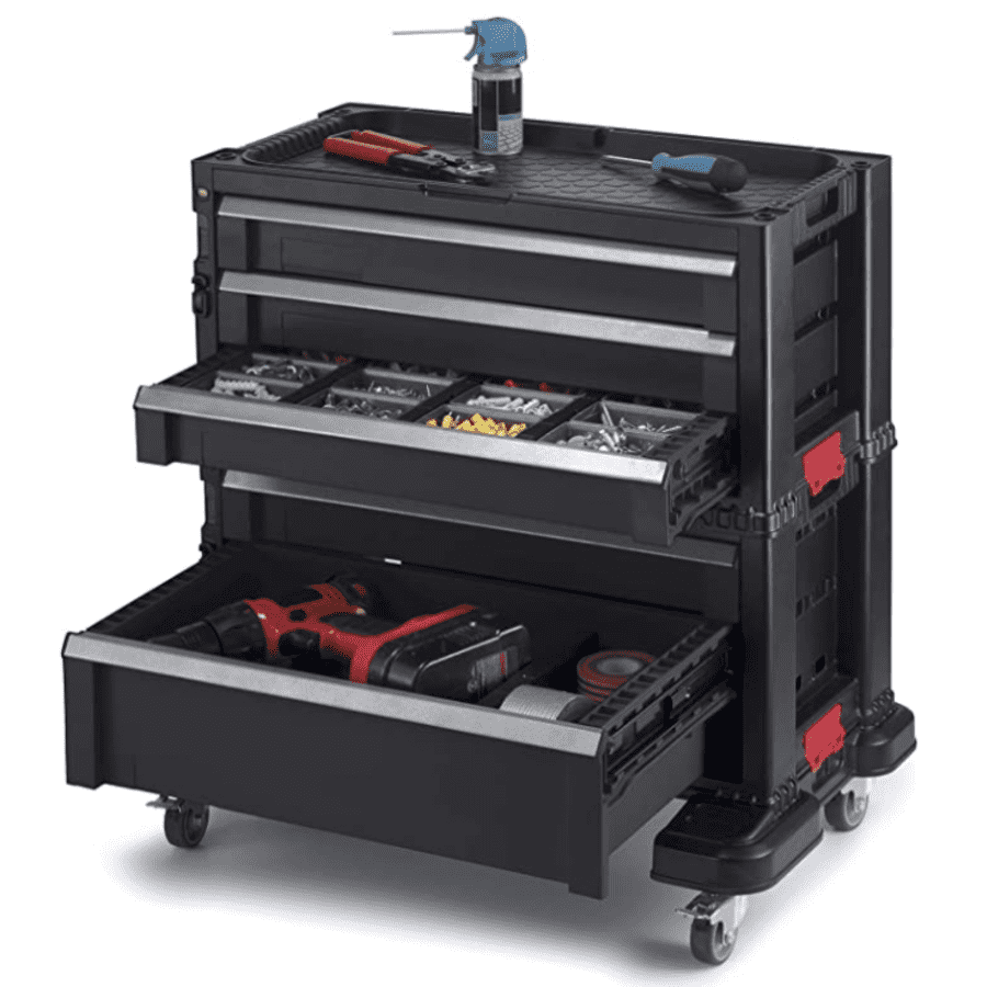 Keter 5-Drawer Rolling Tool Chest for $85 Keter 5-Drawer Rolling Tool Chest for $85