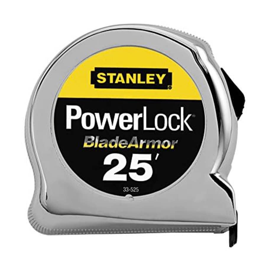 STANLEY PowerLock Tape Measure, Rule with Blade Armor, 25-Foot (33-525) for $28