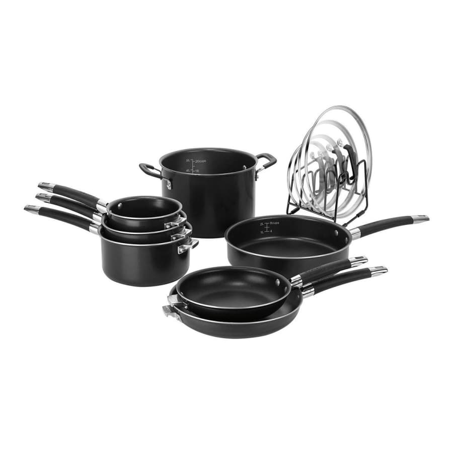 Cuisinart SmartNest 12-Piece Nonstick Aluminum Nesting Cookware Set for $127 w/ $20 Kohl's Cash Cuisinart SmartNest 12-Piece Nonstick Aluminum Nesting Cookware Set for $127 w/ $20 Kohl's Cash