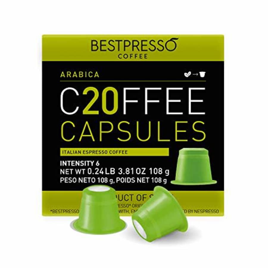 Bestpresso Coffee for Nespresso Original Machine 120 pods Certified Genuine Espresso Arabica Blend for $40 Bestpresso Coffee for Nespresso Original Machine 120 pods Certified Genuine Espresso Arabica Blend for $40