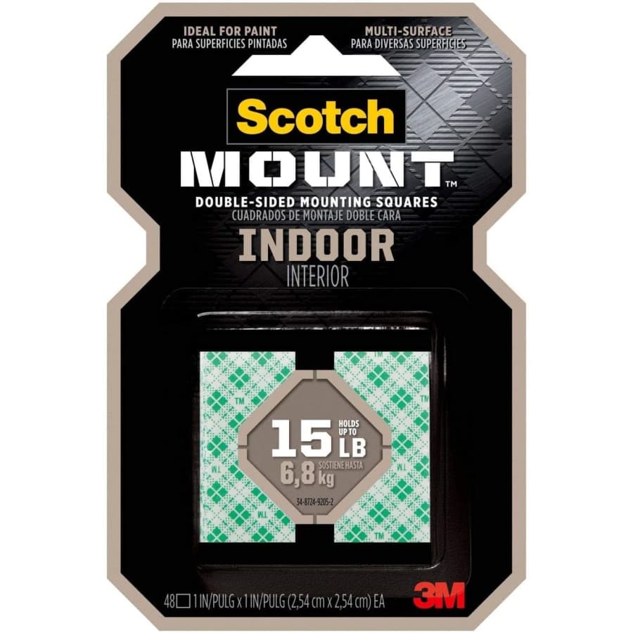 Scotch Indoor Mounting Square 48-Pack for $7