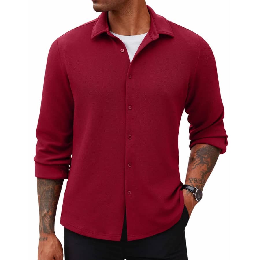 Coofandy Men's Overshirt for $15