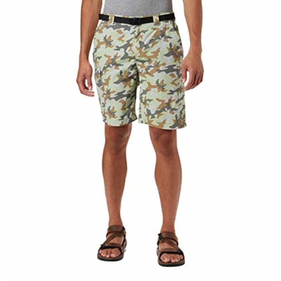 Columbia Men's Silver Ridge Printed Cargo Shorts, Moisture Wicking, Sun Protection for $15