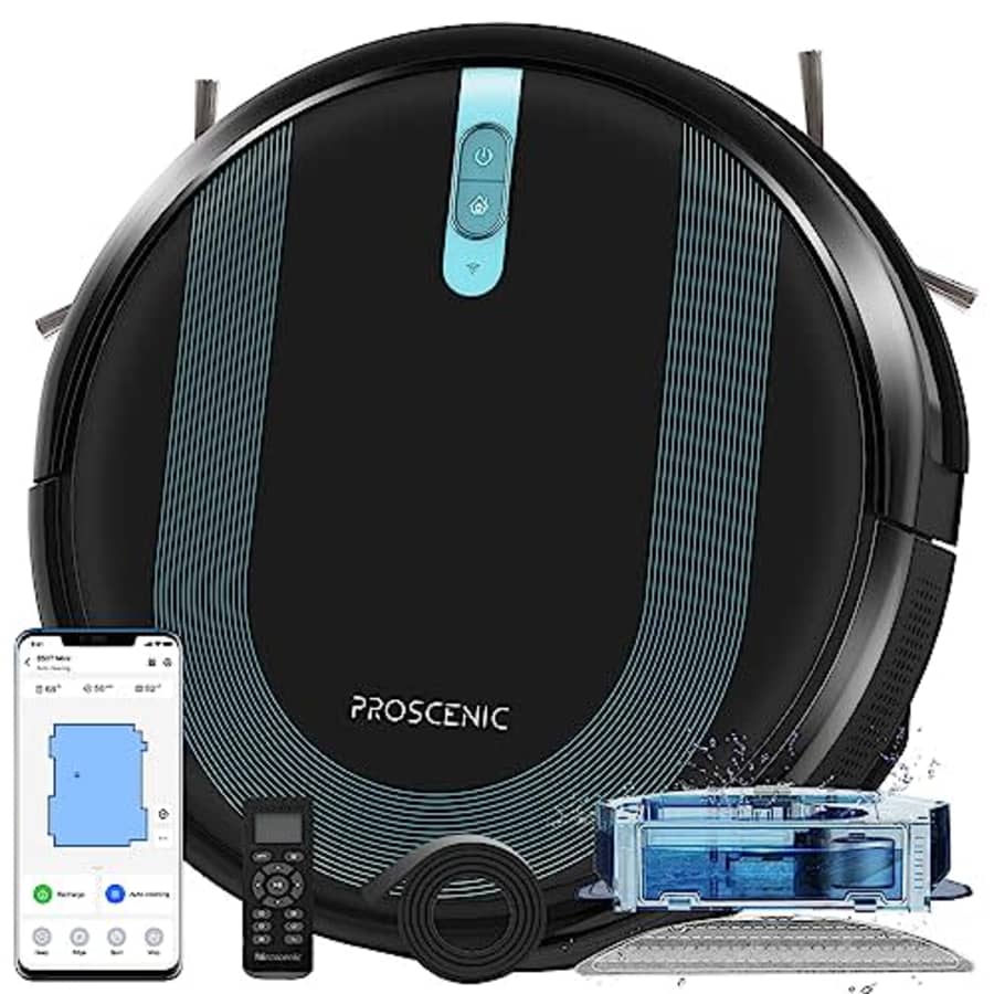 Proscenic 850T Robot Vacuum and Mop Combo for $160 Proscenic 850T Robot Vacuum and Mop Combo for $160