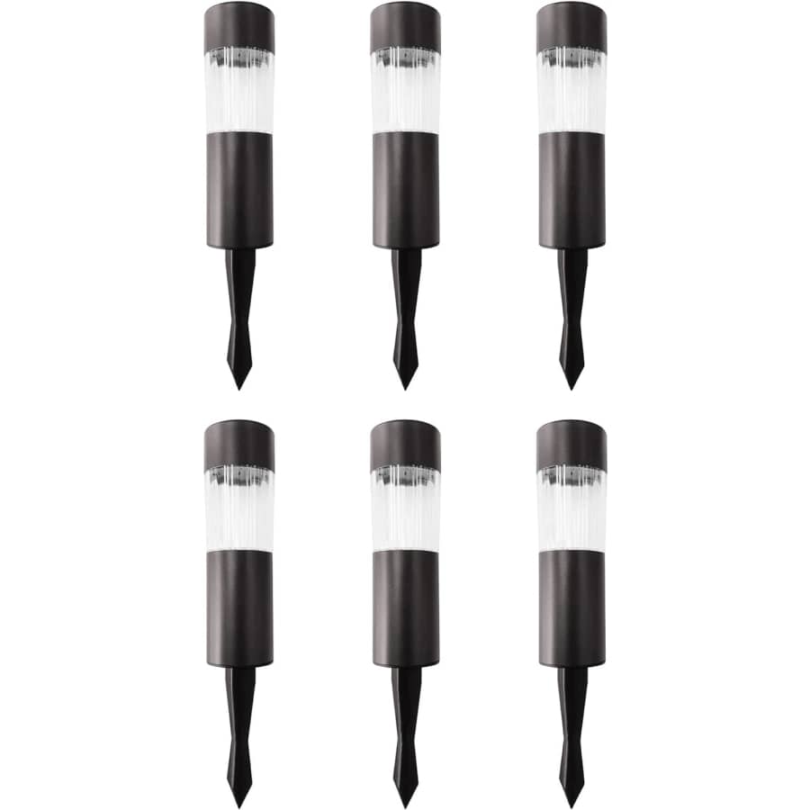 Amazon Basics Solar Outdoor Light 6-Pack for $11