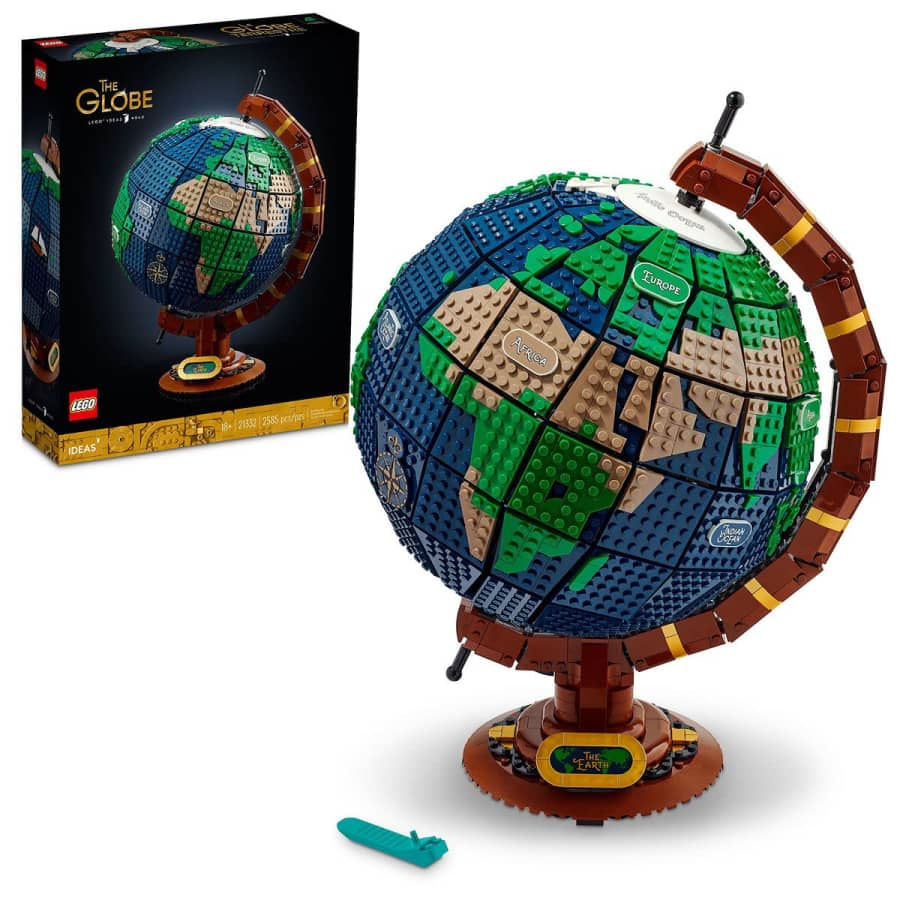 LEGO Ideas The Globe Toy Building Kit for $218 w/ $60 Kohl's Cash LEGO Ideas The Globe Toy Building Kit for $218 w/ $60 Kohl's Cash