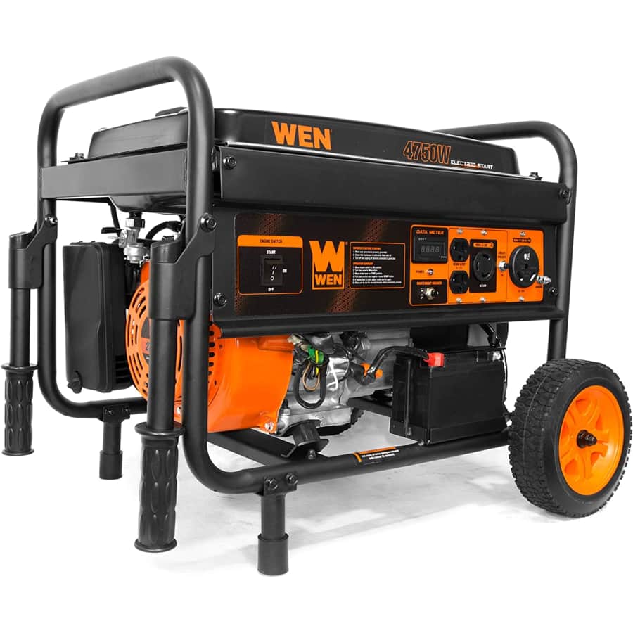 WEN 4750W Portable Generator with Wheel Kit for $451